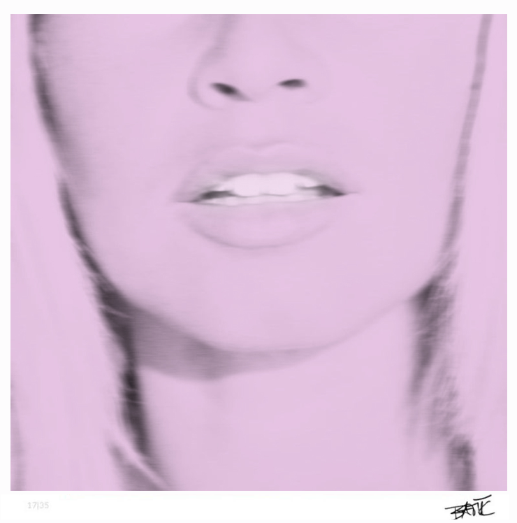 atomic-blonde-pink-Batik-Limited Edition Art Print-740x748