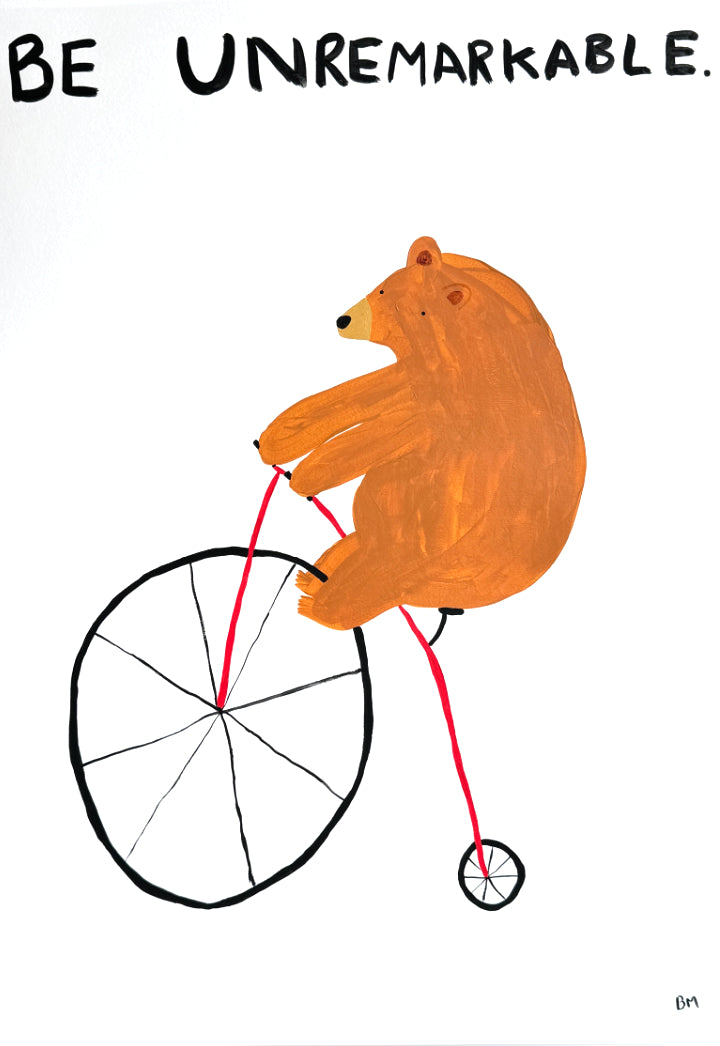 Be Unremarkable (Framed) by Billy Murphy, a original acrylic on 310gsm southbank coarse from 2024