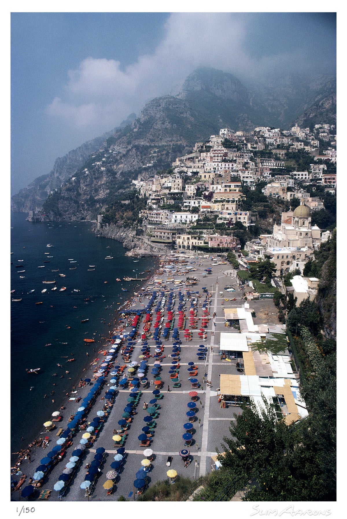 beach at positano - Slim Aarons - Limited Edition - Estate Stamped - Photography - Getty Images