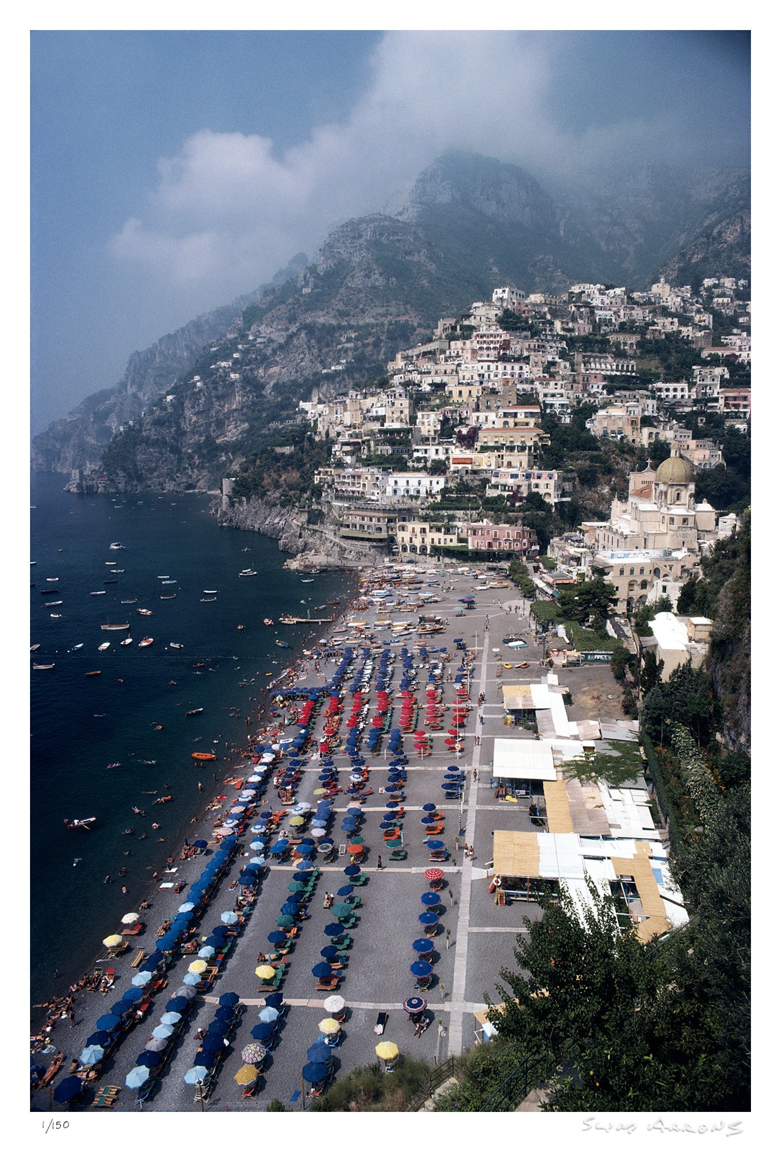 beach at positano - Slim Aarons - Limited Edition - Estate Stamped - Photography - Getty Images