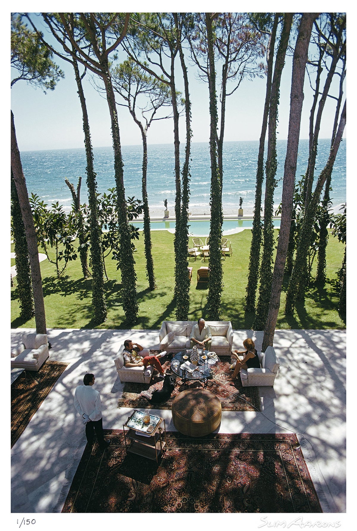 bergese house - Slim Aarons - Limited Edition - Estate Stamped - Photography - Getty Images