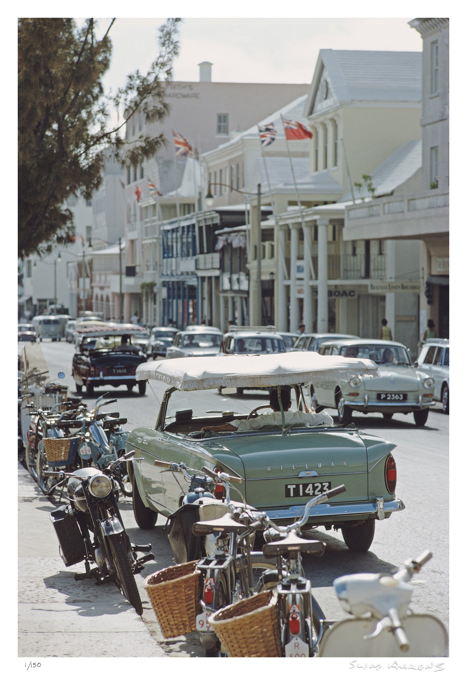 bermuda street scene - Slim Aarons - Limited Edition - Estate Stamped - Photography - Getty Images