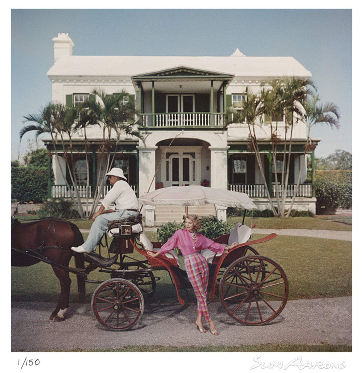 bermudan hostess - Slim Aarons - Limited Edition - Estate Stamped - Photography - Getty Images