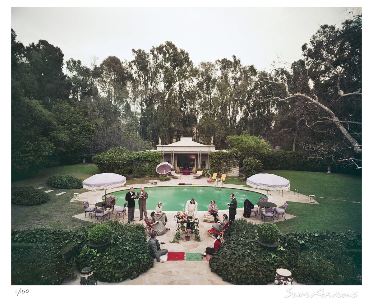 beverly hills pool party - Slim Aarons - Limited Edition - Estate Stamped - Photography - Getty Images