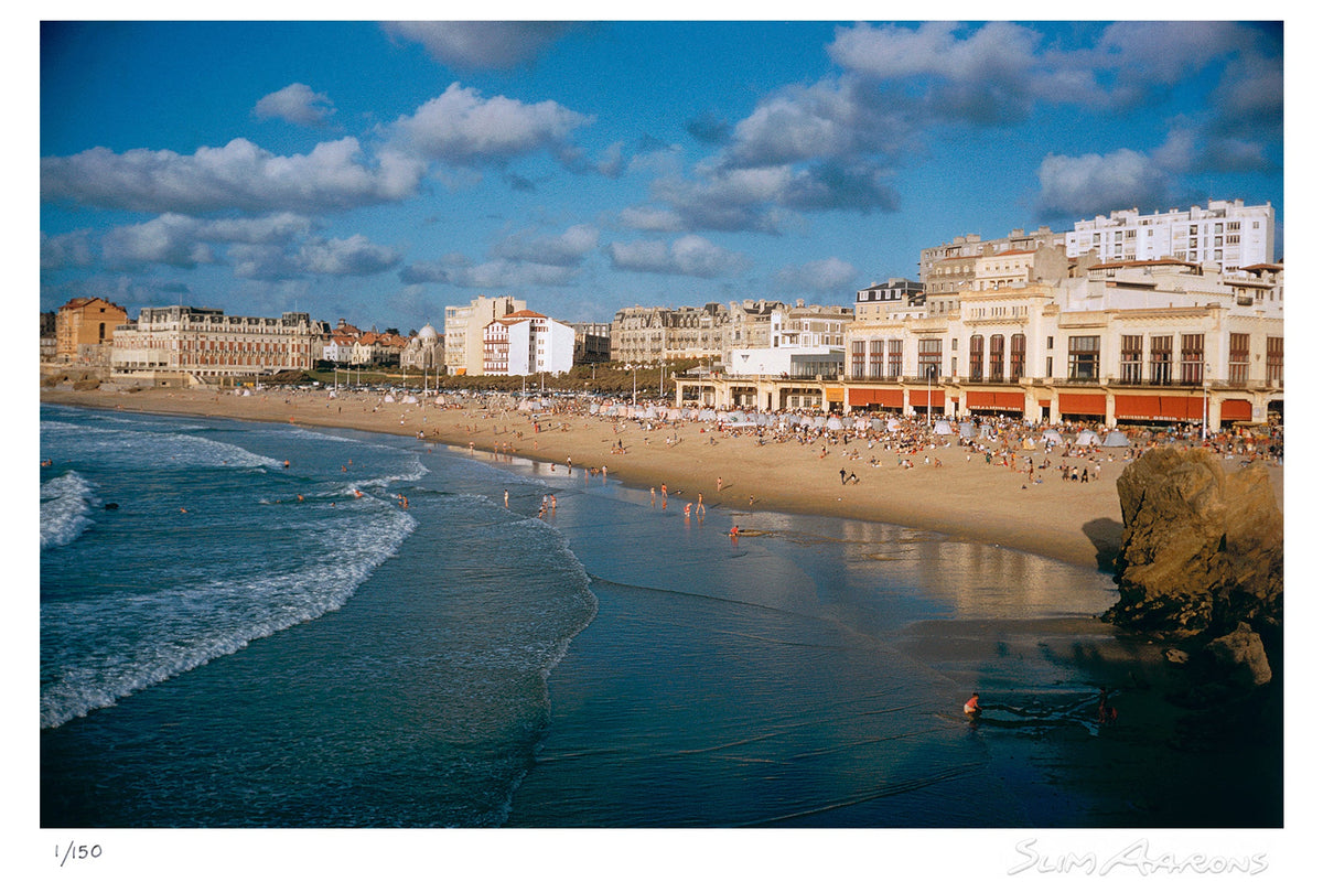biarritz seafront - Slim Aarons - Limited Edition - Estate Stamped - Photography - Getty Images