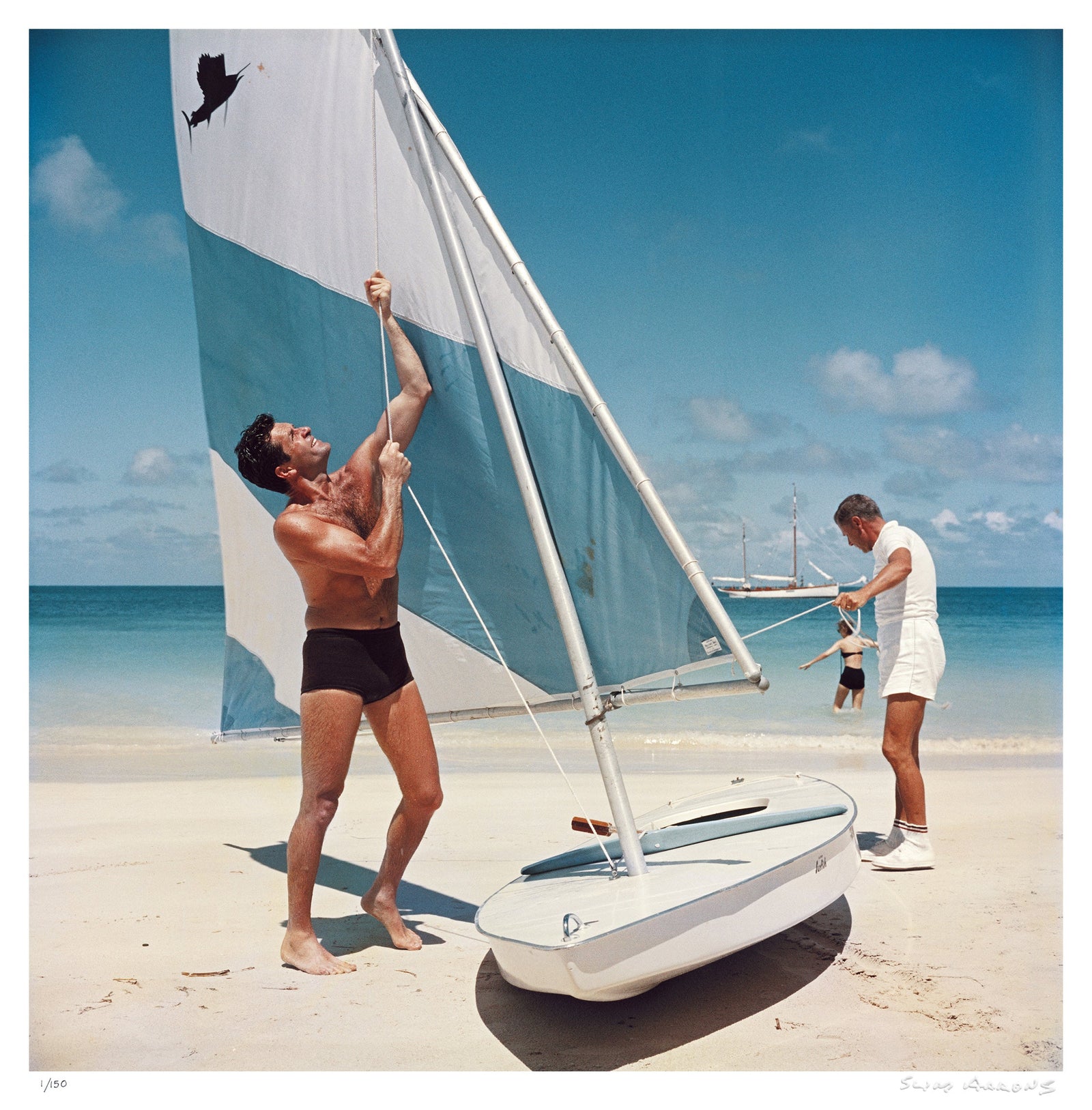 boating in antigua - Slim Aarons - Limited Edition - Estate Stamped - Photography - Getty Images