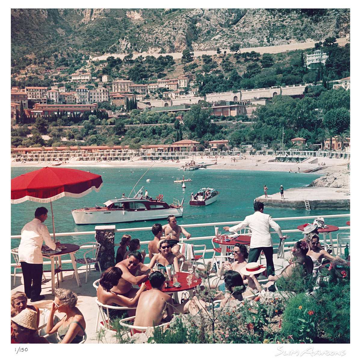 cafe terrace in nice - Slim Aarons - Limited Edition - Estate Stamped - Photography - Getty Images