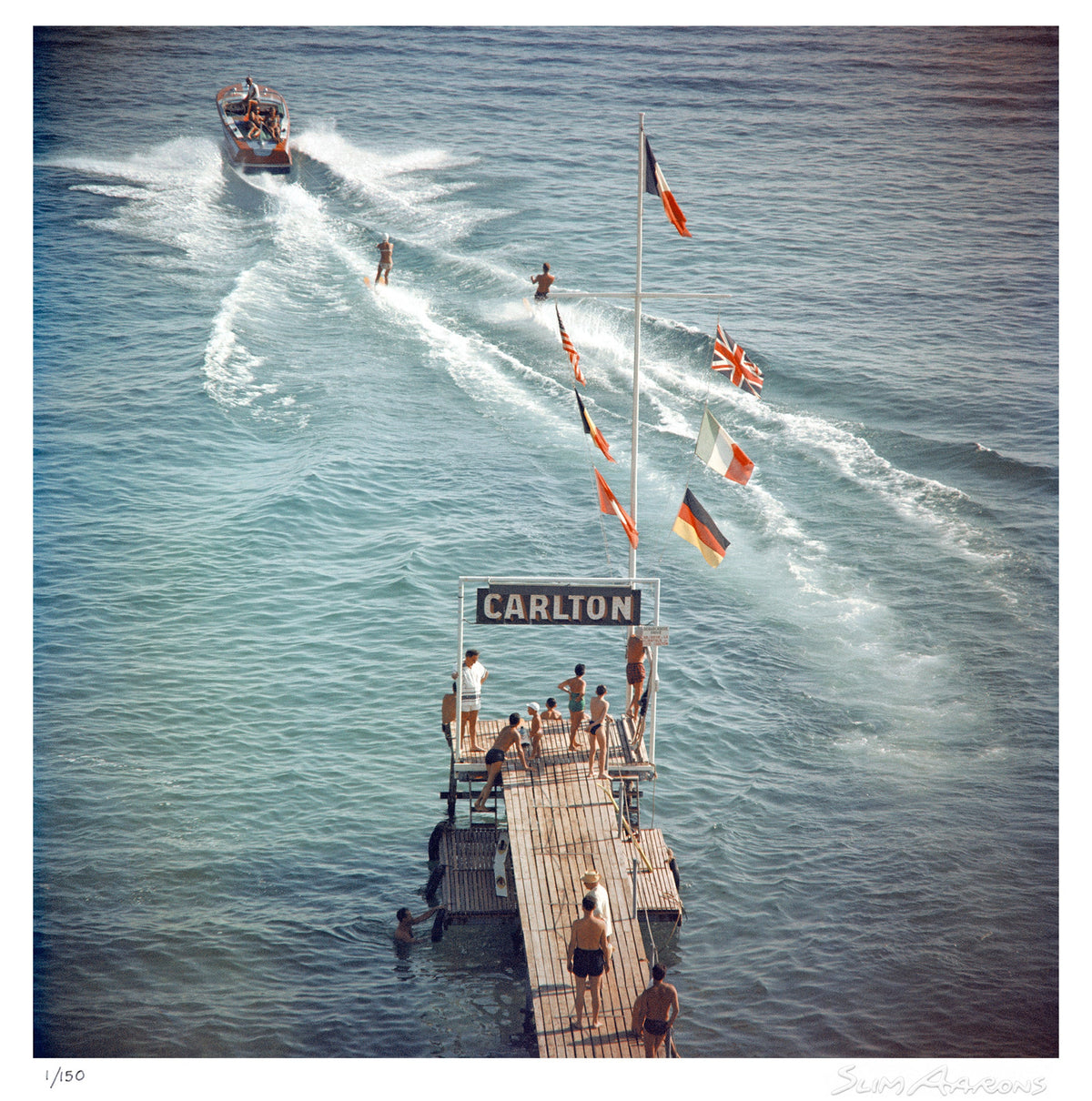 cannes watersports - Slim Aarons - Limited Edition - Estate Stamped - Photography - Getty Images