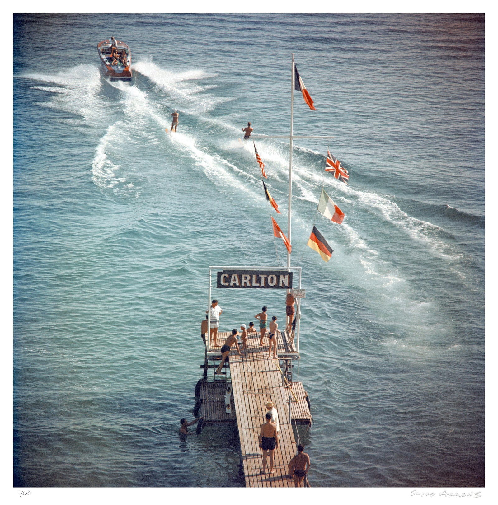 cannes watersports - Slim Aarons - Limited Edition - Estate Stamped - Photography - Getty Images