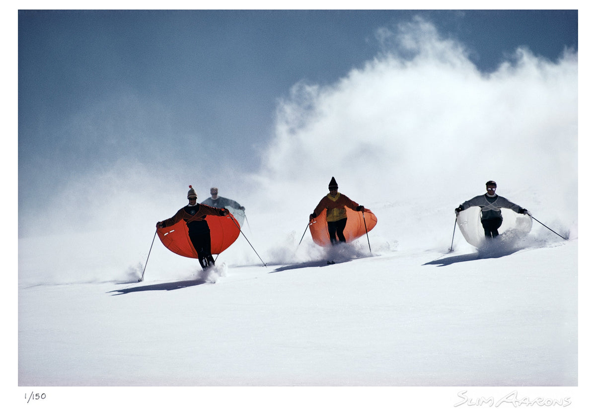 caped skiers - Slim Aarons - Limited Edition - Estate Stamped - Photography - Getty Images