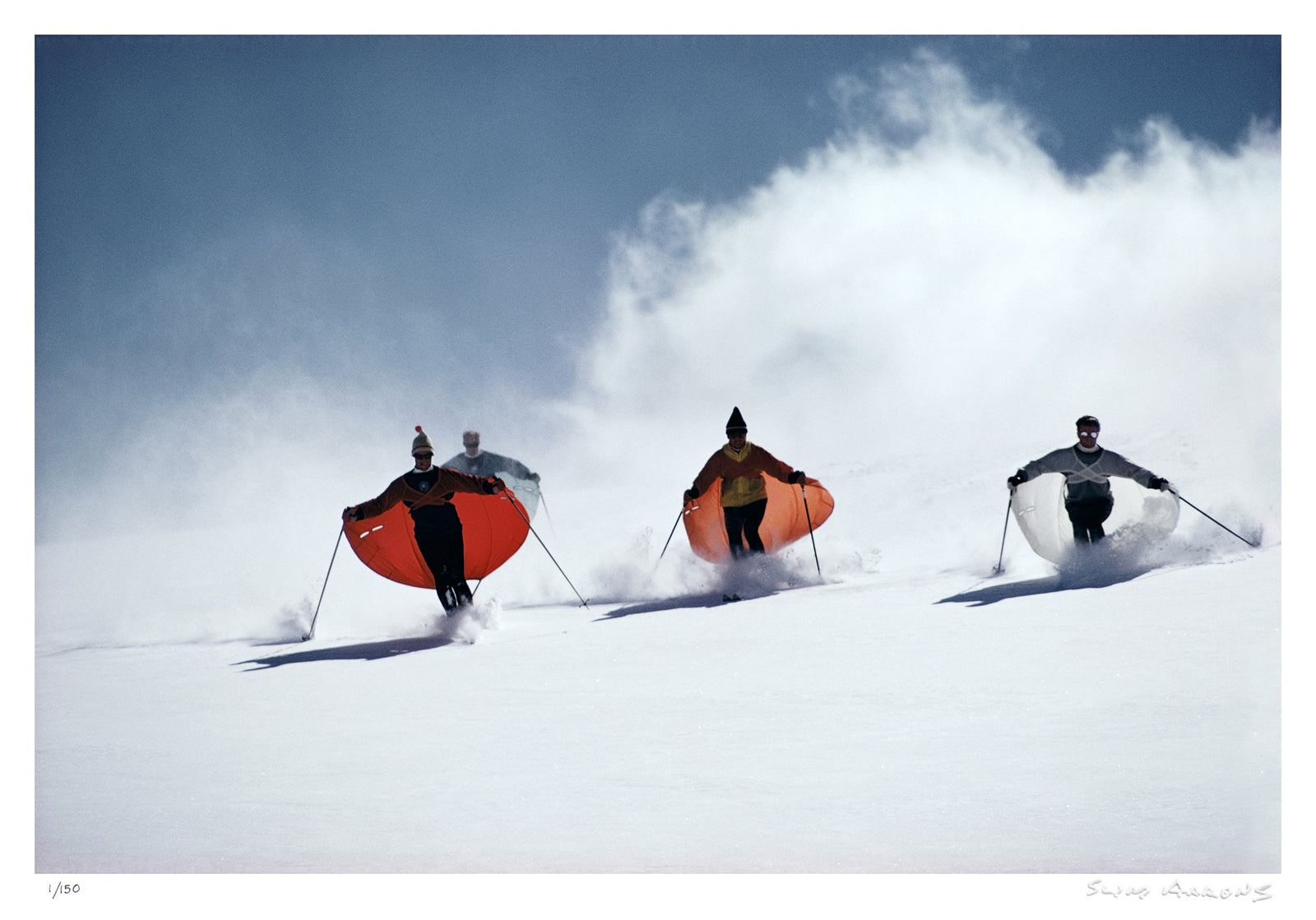 caped skiers - Slim Aarons - Limited Edition - Estate Stamped - Photography - Getty Images