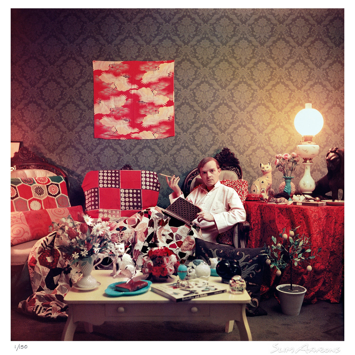 capote at home - Slim Aarons - Limited Edition - Estate Stamped - Photography - Getty Images