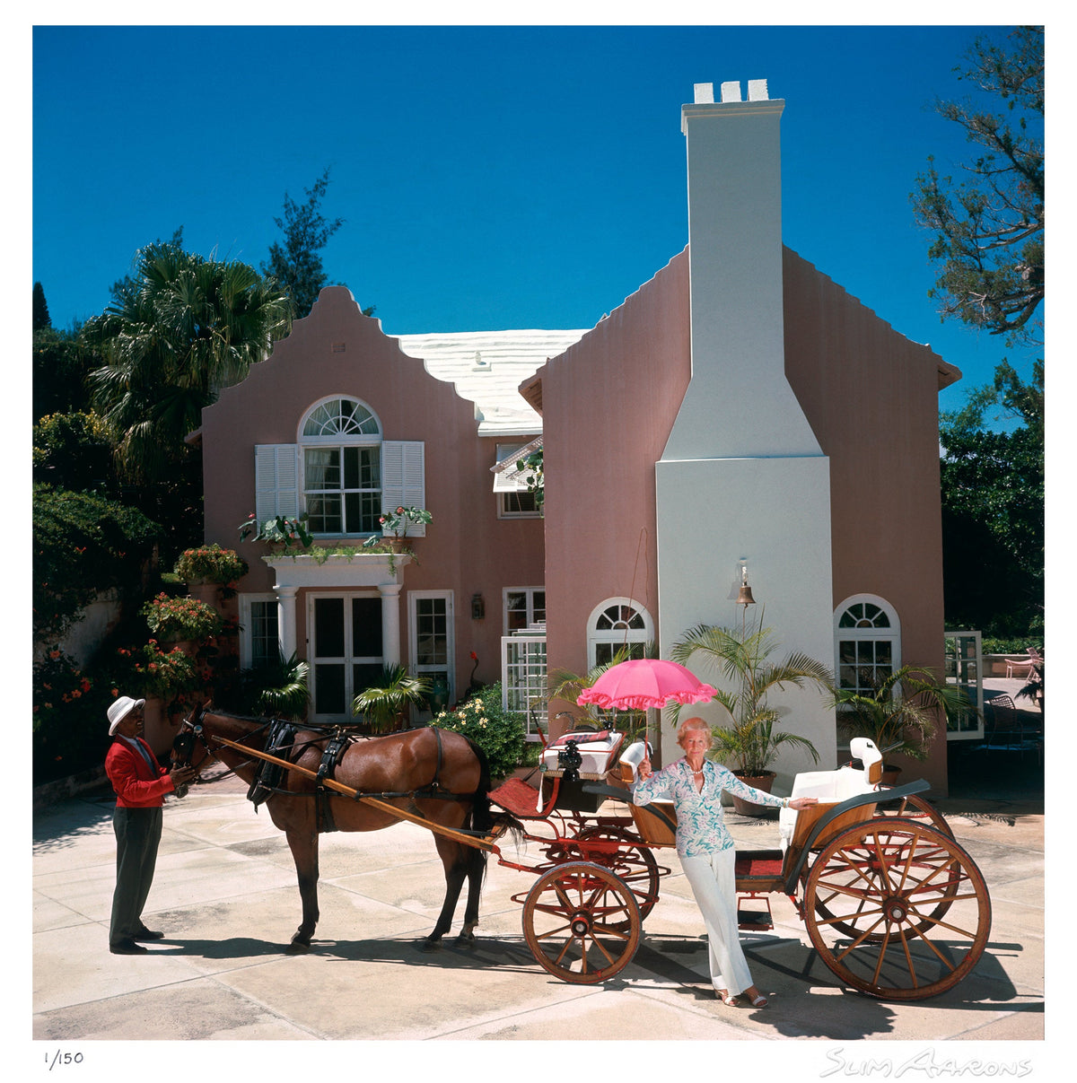 carriage awaits - Slim Aarons - Limited Edition - Estate Stamped - Photography - Getty Images