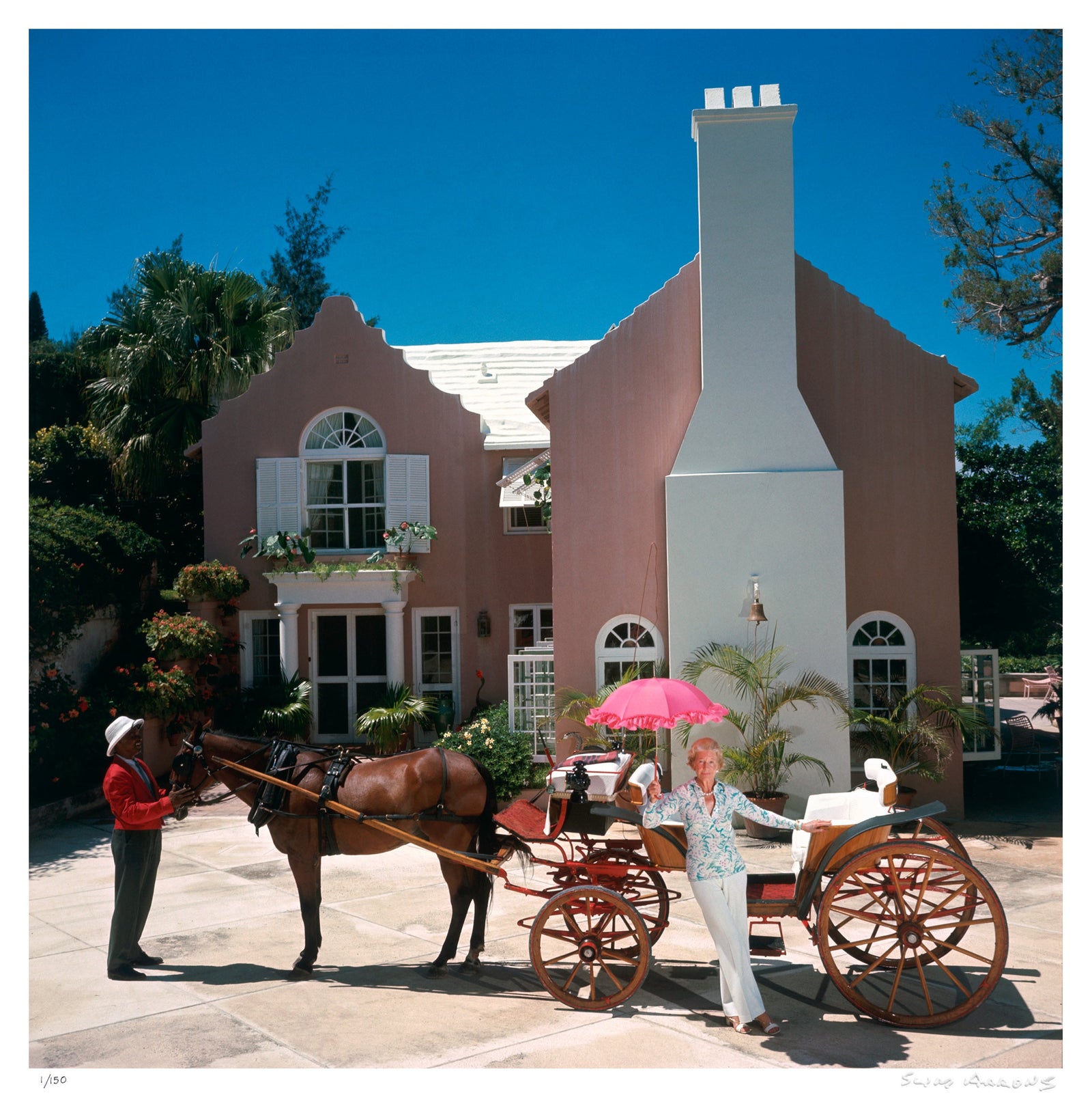 carriage awaits - Slim Aarons - Limited Edition - Estate Stamped - Photography - Getty Images