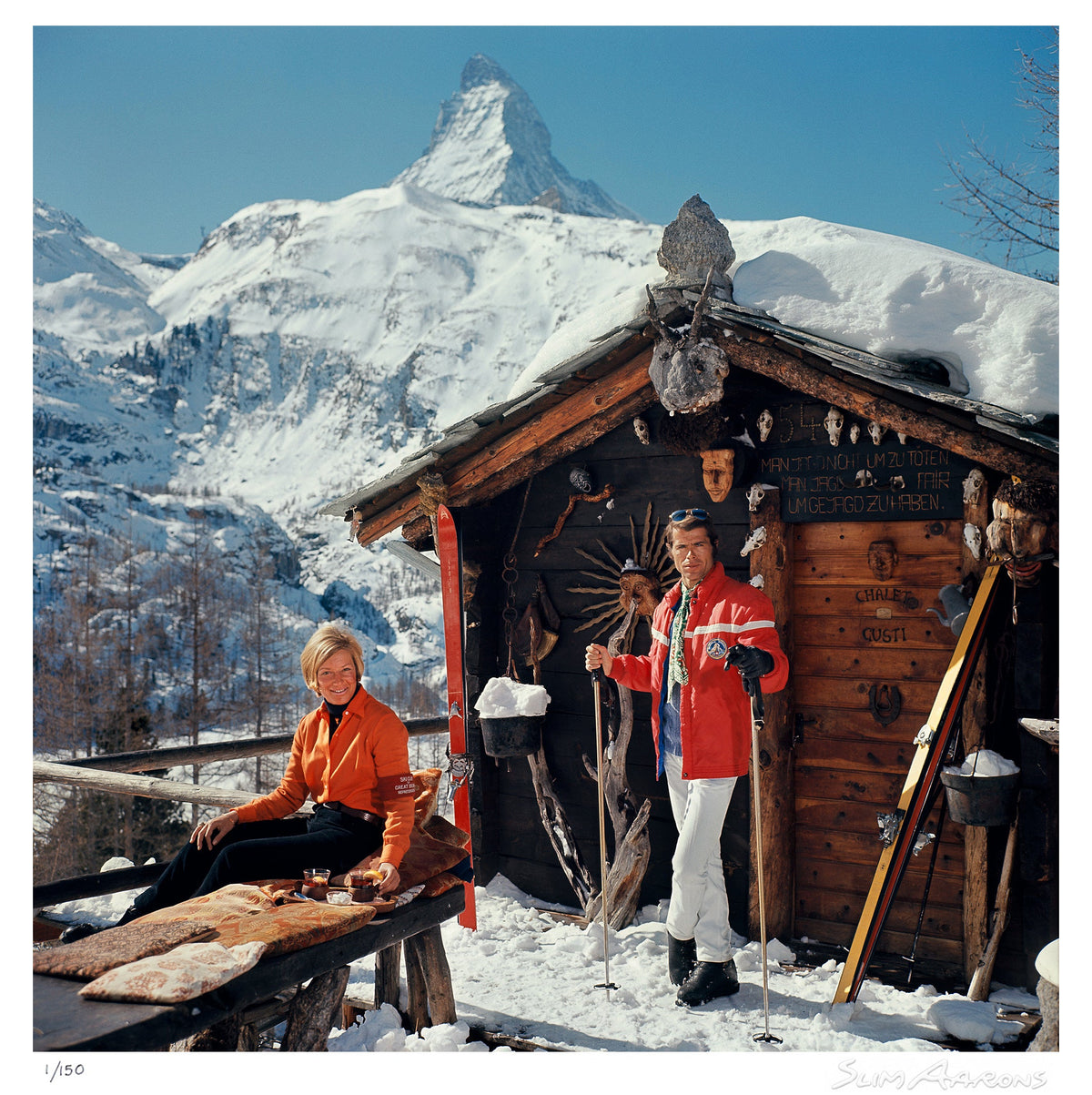 chalet costi - Slim Aarons - Limited Edition - Estate Stamped - Photography - Getty Images