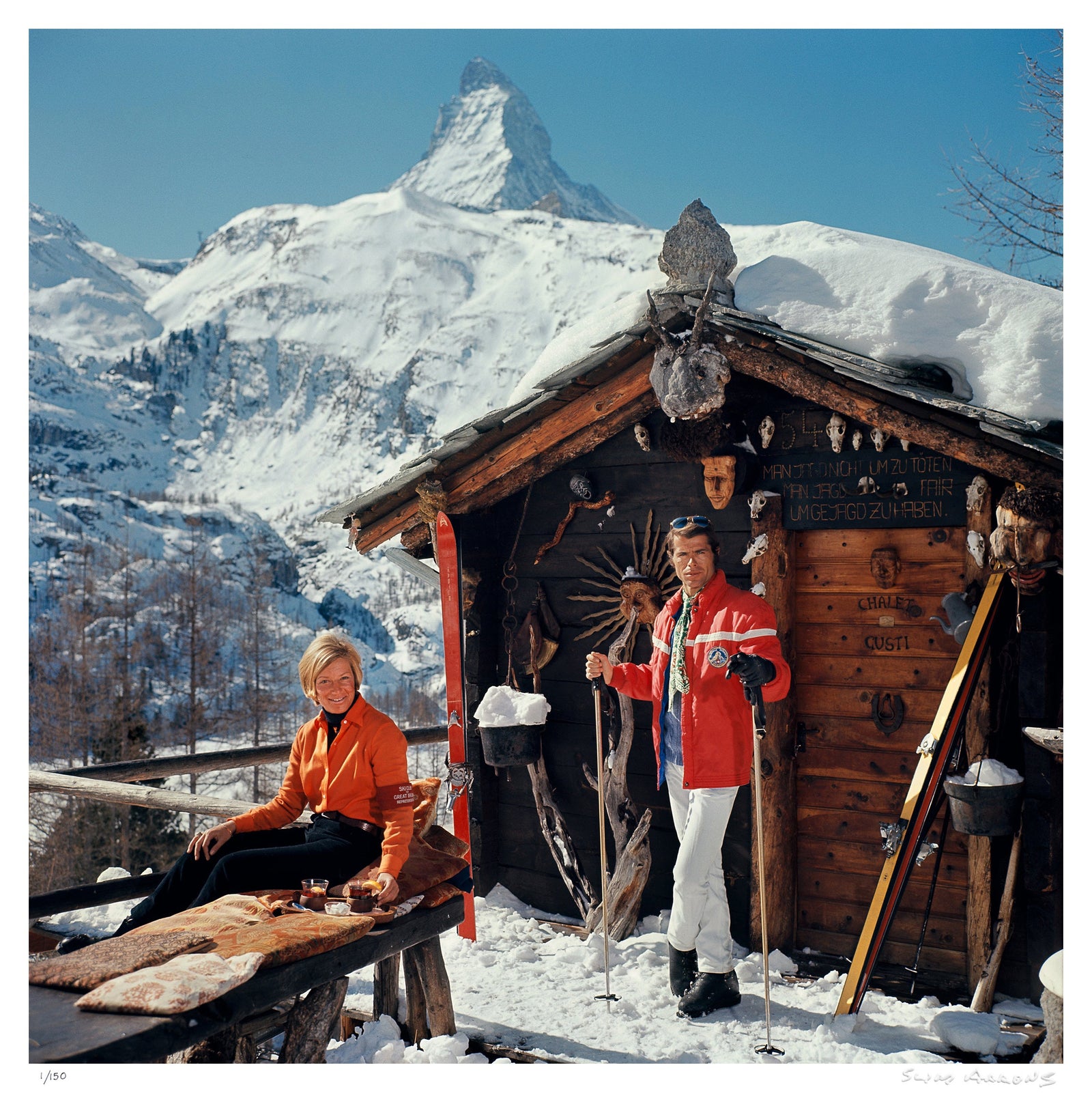 chalet costi - Slim Aarons - Limited Edition - Estate Stamped - Photography - Getty Images