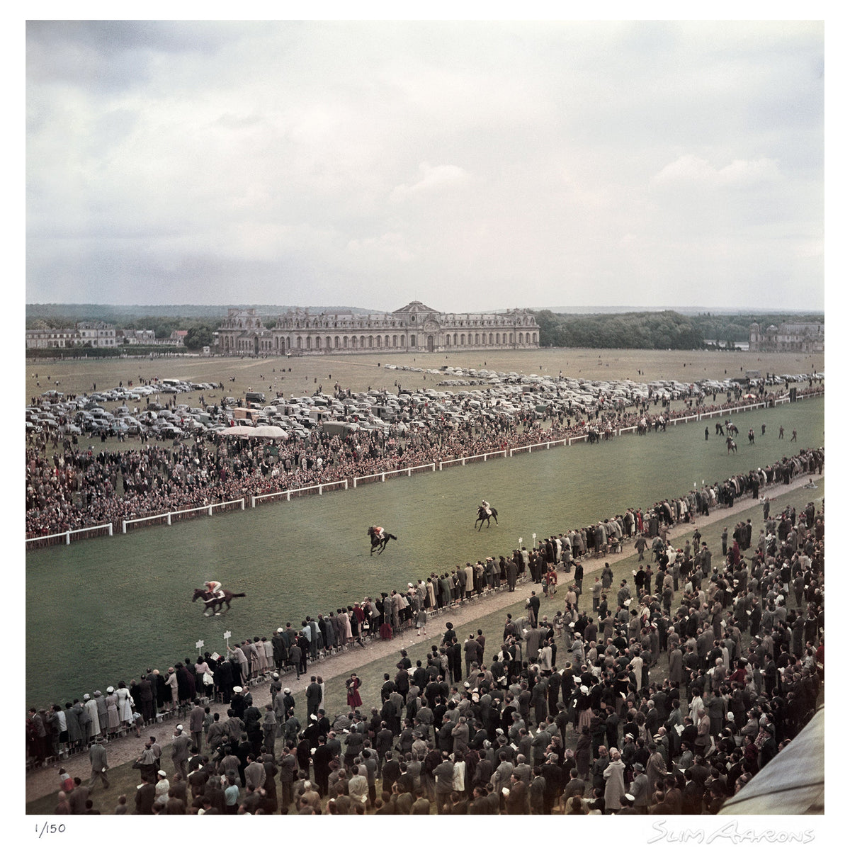 chantilly racecourse - Slim Aarons - Limited Edition - Estate Stamped - Photography - Getty Images