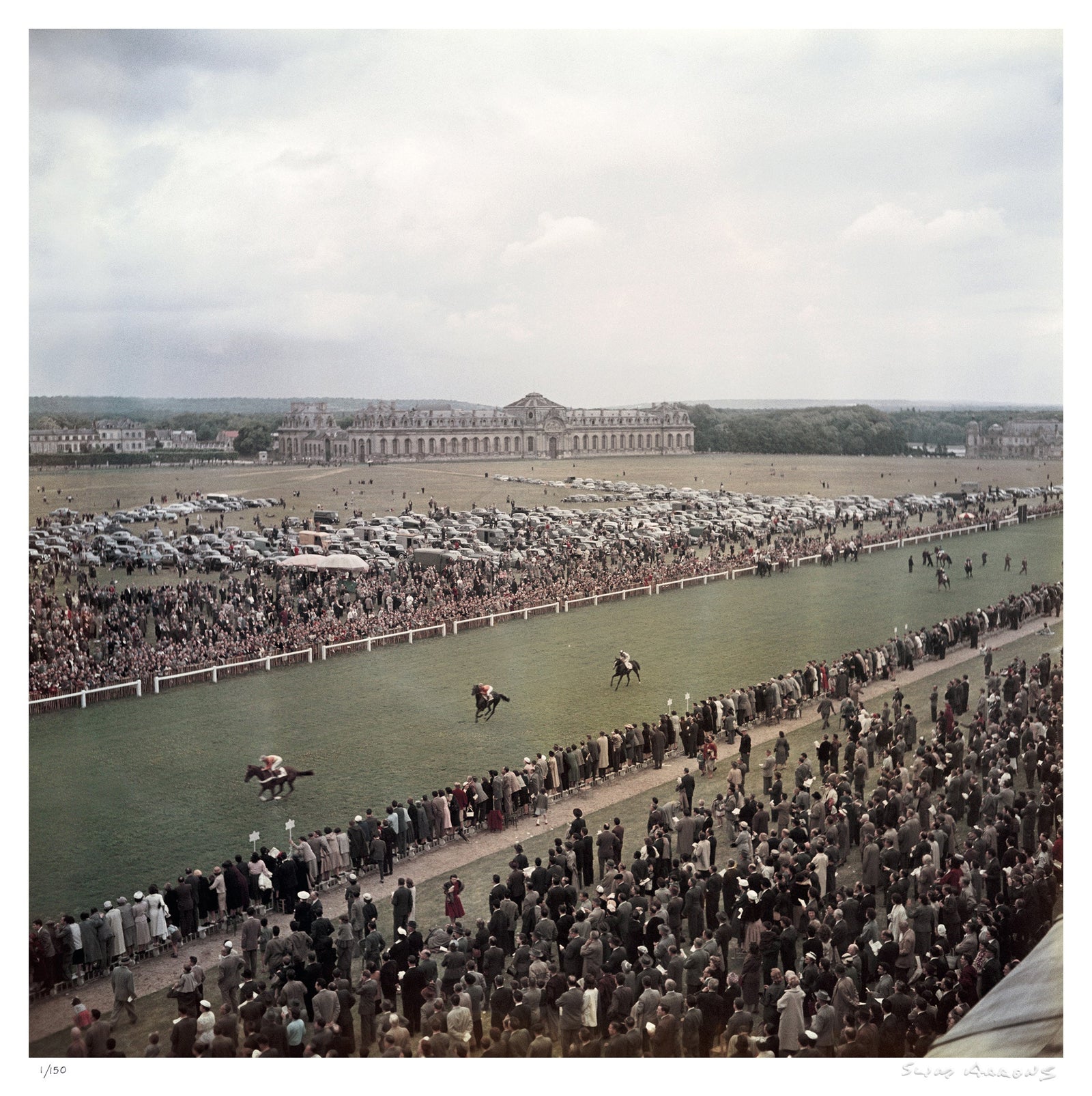 chantilly racecourse - Slim Aarons - Limited Edition - Estate Stamped - Photography - Getty Images