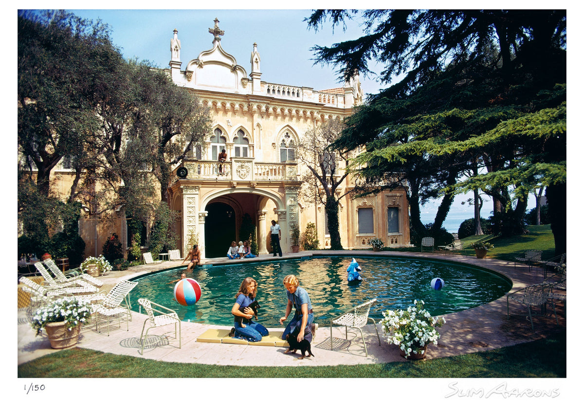 chateau st jean - Slim Aarons - Limited Edition - Estate Stamped - Photography - Getty Images