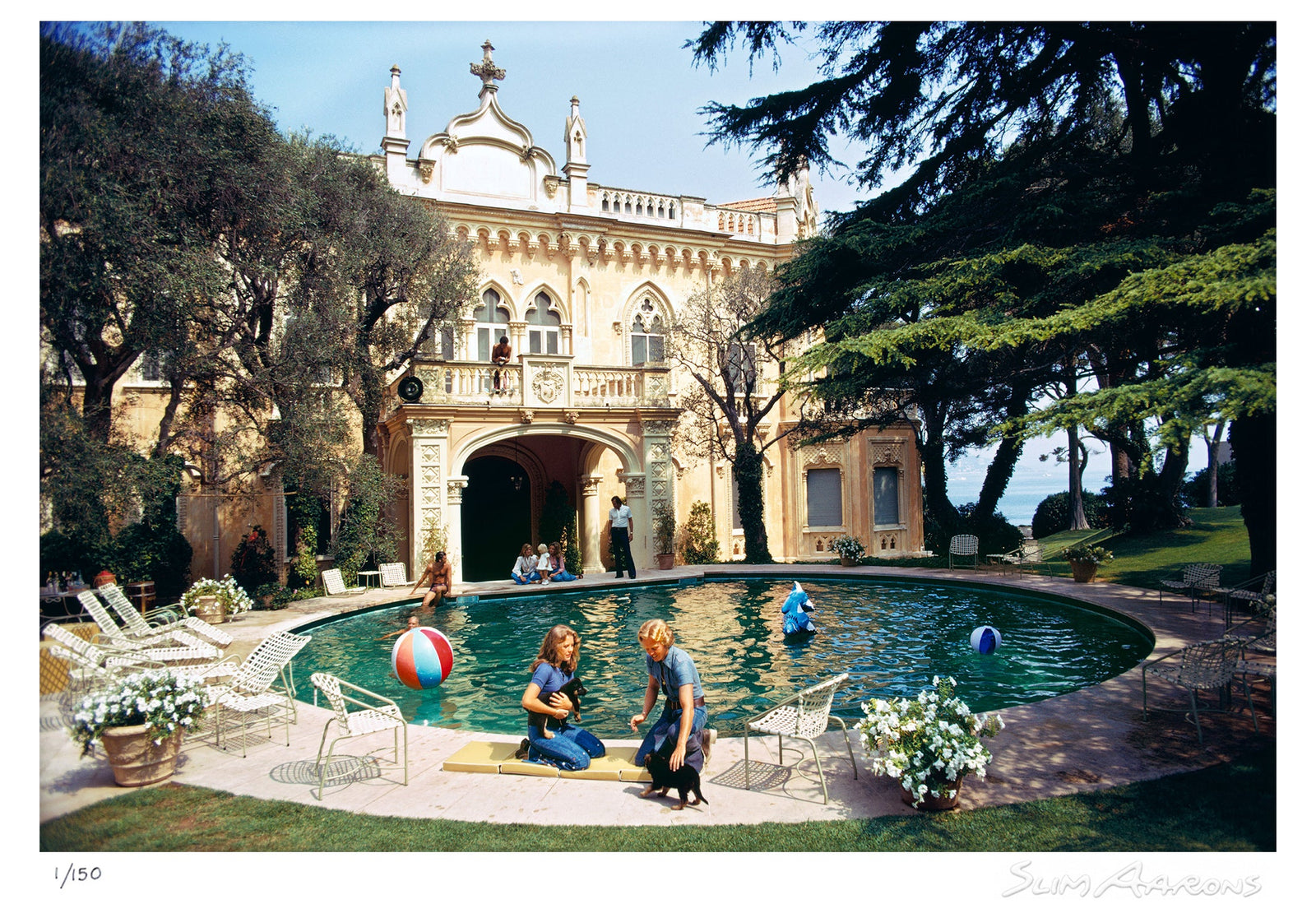 chateau st jean - Slim Aarons - Limited Edition - Estate Stamped - Photography - Getty Images
