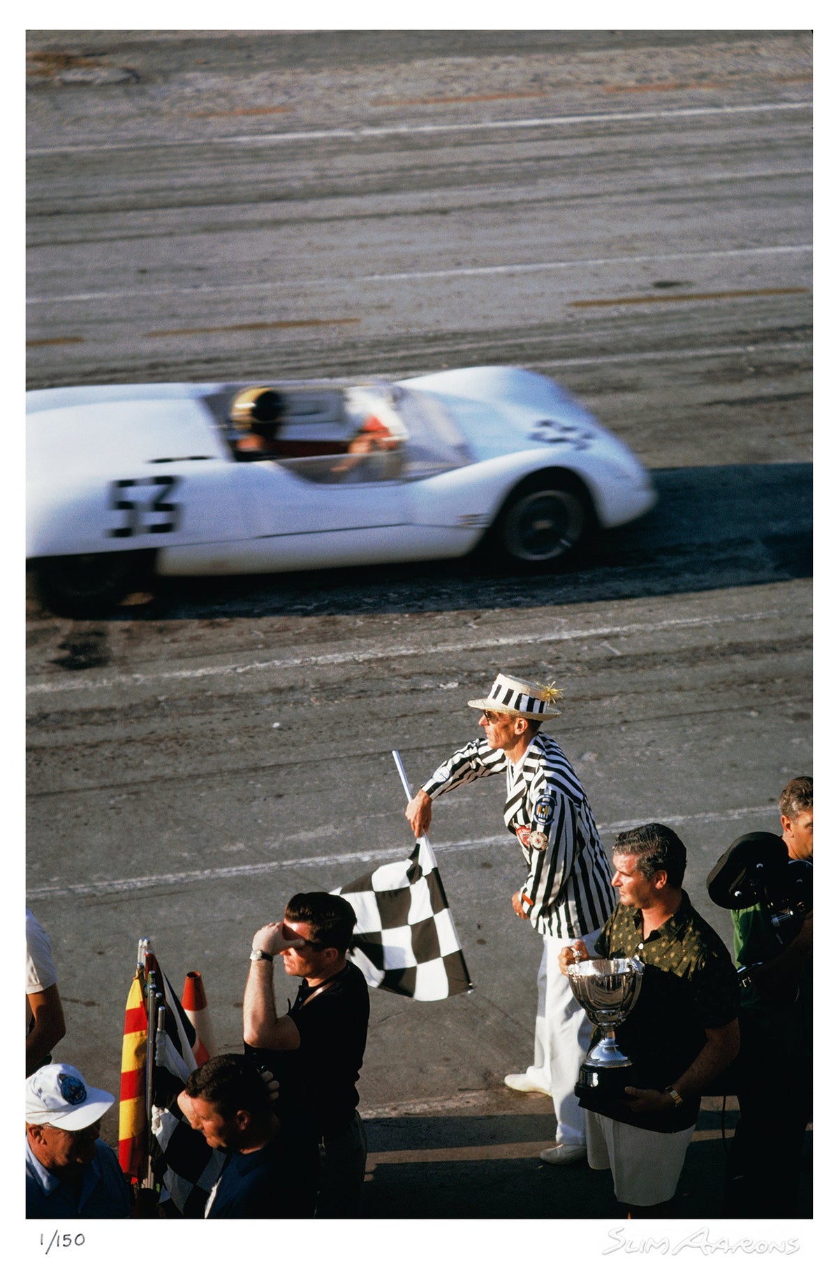checkered flag - Slim Aarons - Limited Edition - Estate Stamped - Photography - Getty Images