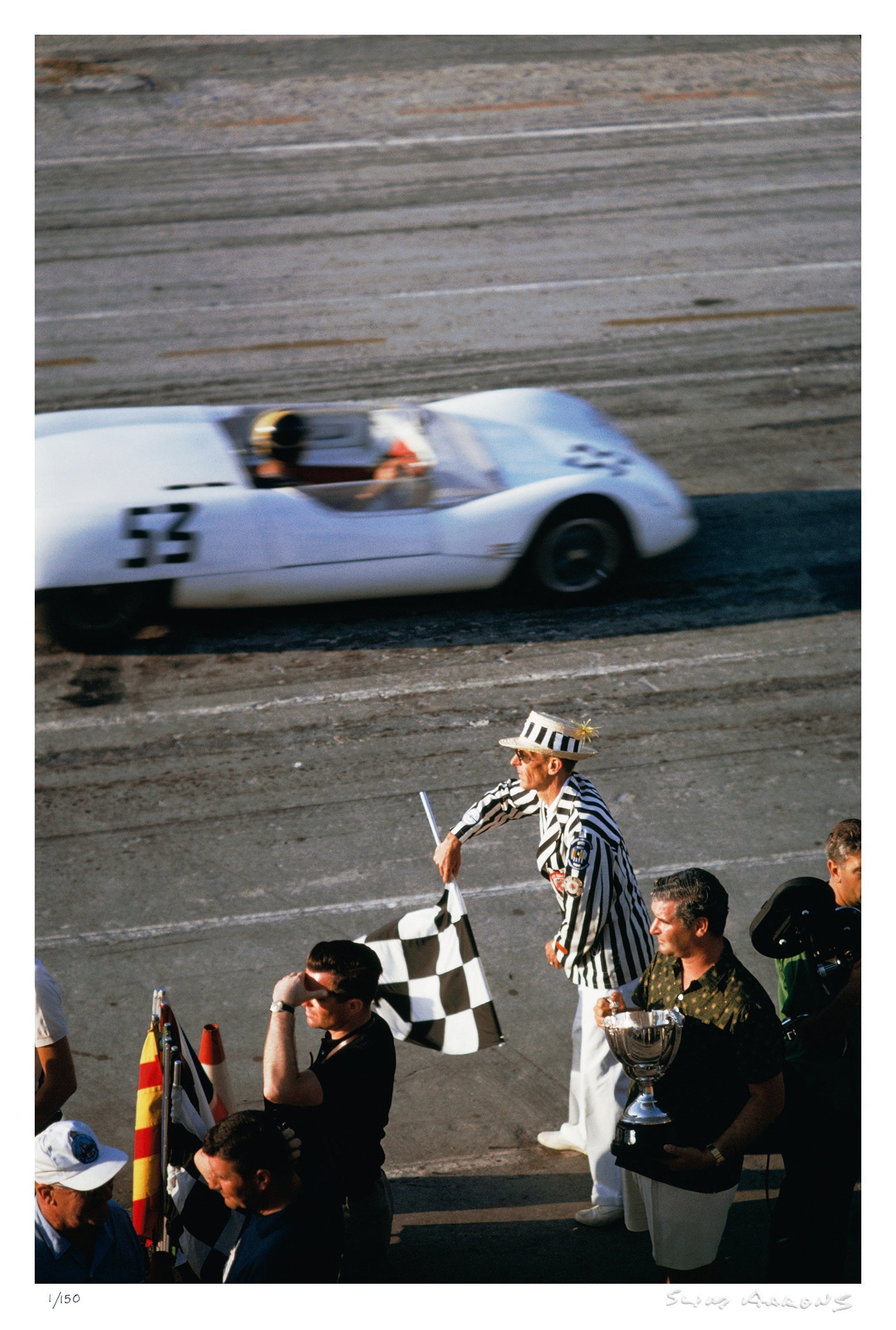 checkered flag - Slim Aarons - Limited Edition - Estate Stamped - Photography - Getty Images