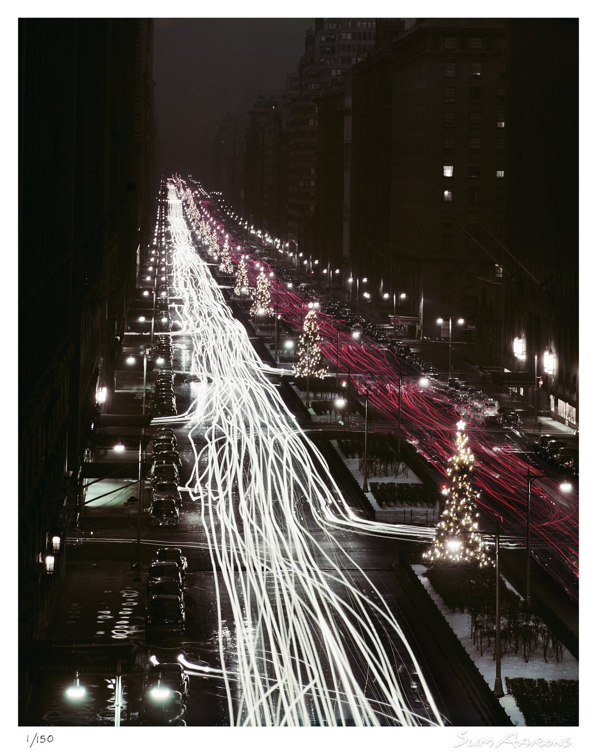 christmas traffic - Slim Aarons - Limited Edition - Estate Stamped - Photography - Getty Images