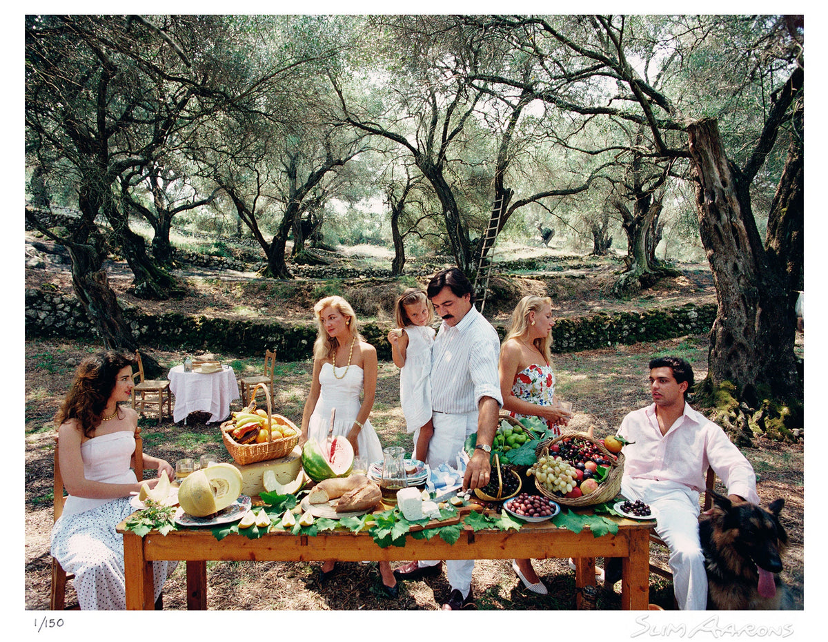 corfu picnic - Slim Aarons - Limited Edition - Estate Stamped - Photography - Getty Images
