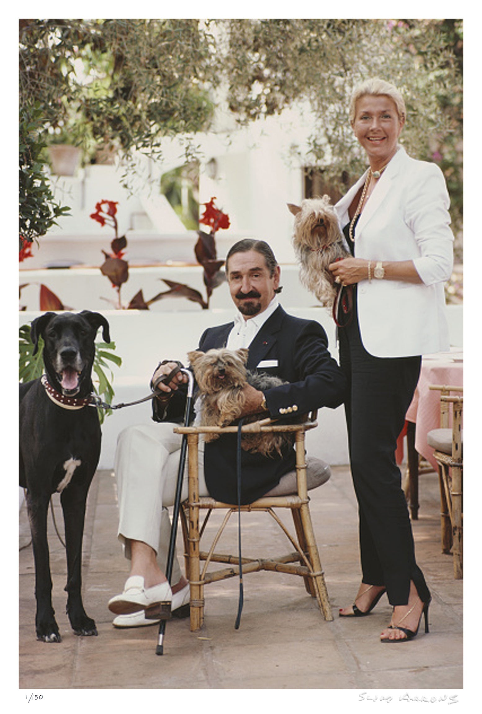 count and countess jaime de mora y aragon - Slim Aarons - Limited Edition - Estate Stamped - Photography - Getty Images