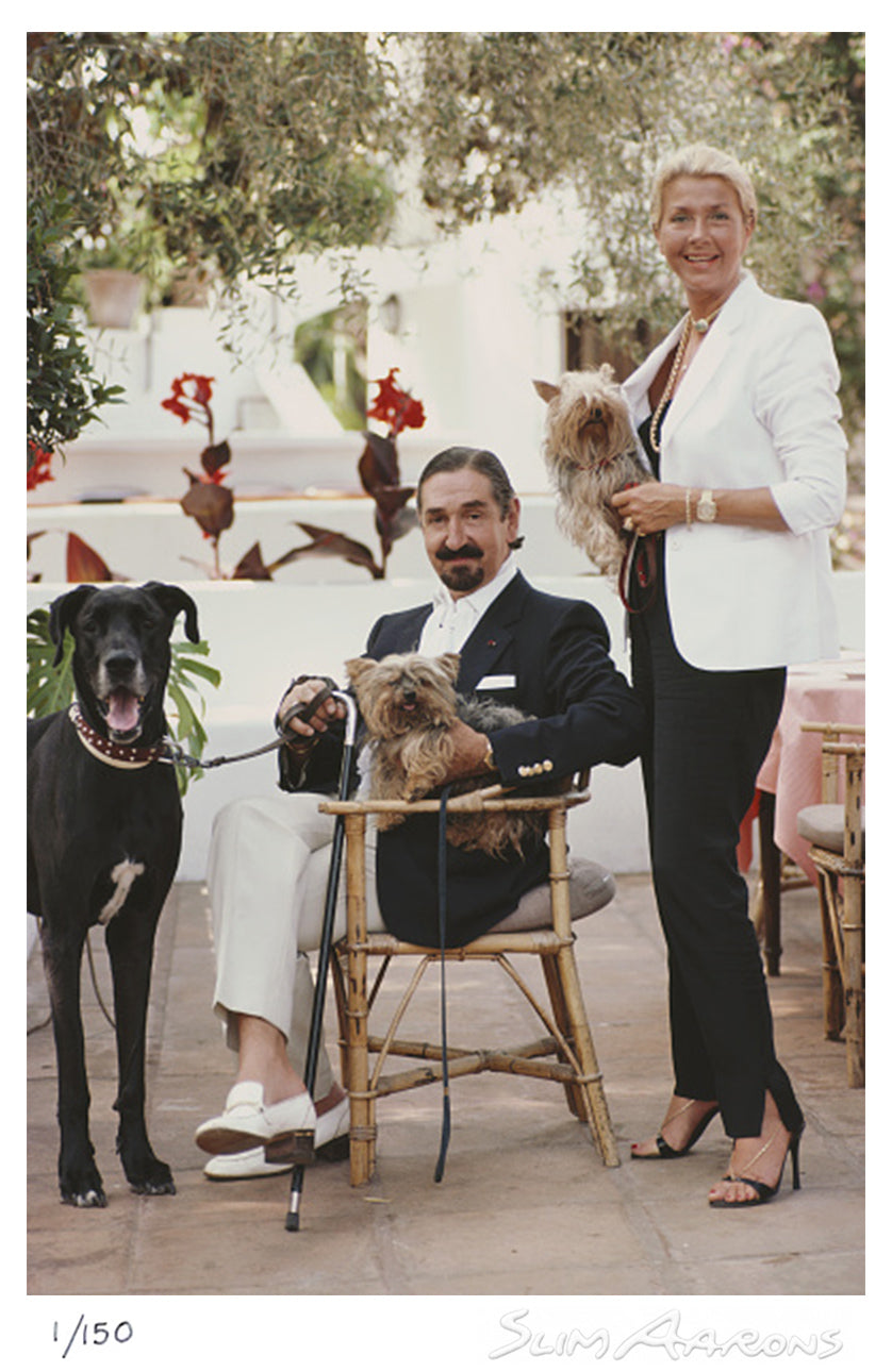 count and countess jaime de mora y aragon - Slim Aarons - Limited Edition - Estate Stamped - Photography - Getty Images