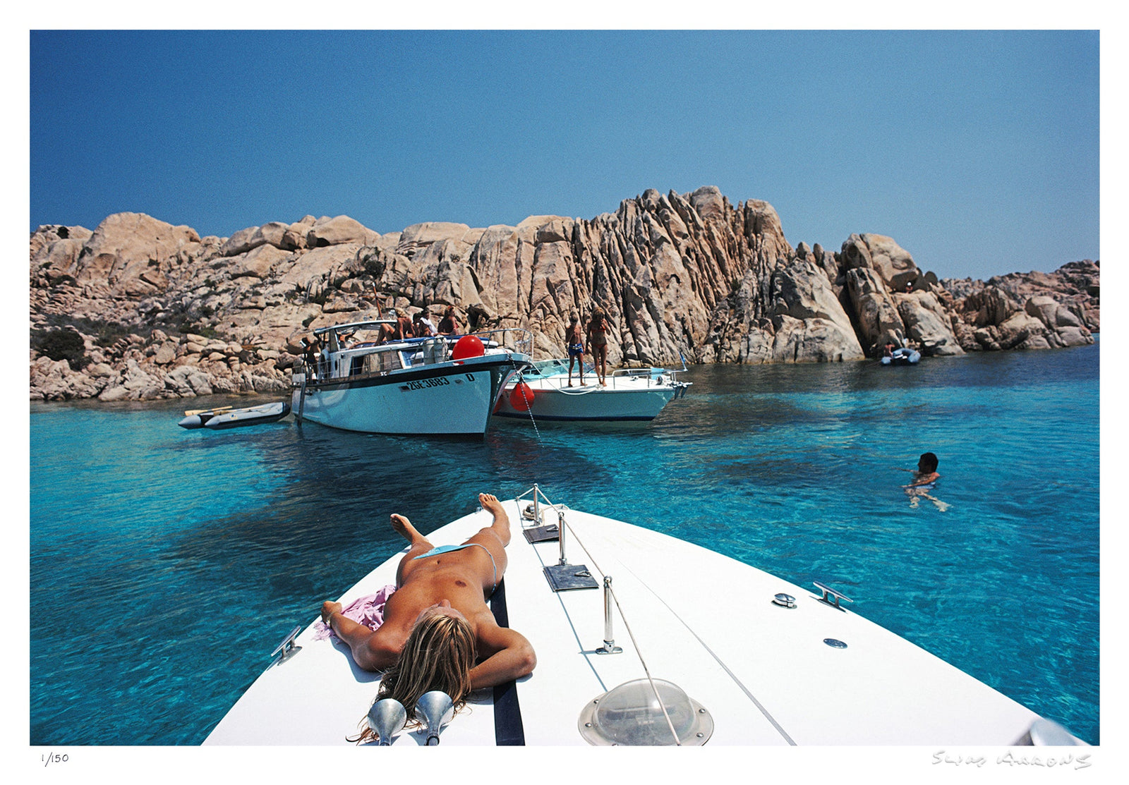 countess on deck - Slim Aarons - Limited Edition - Estate Stamped - Photography - Getty Images