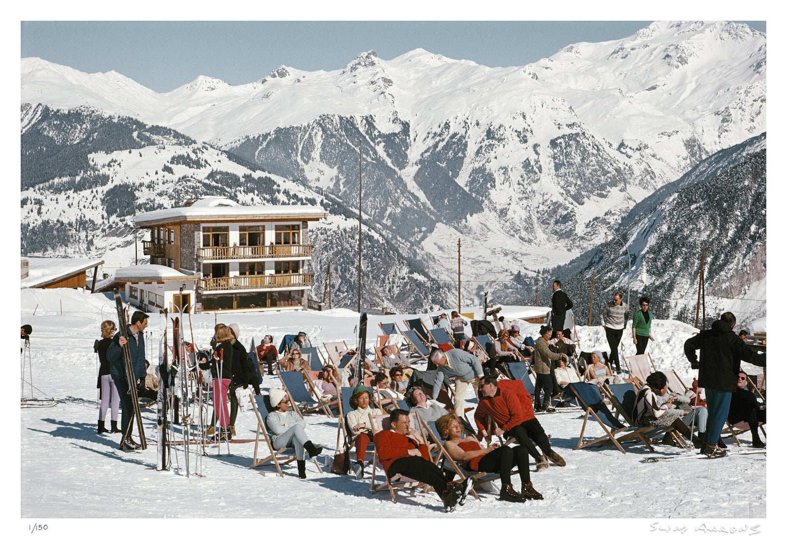courchevel - Slim Aarons - Limited Edition - Estate Stamped - Photography - Getty Images
