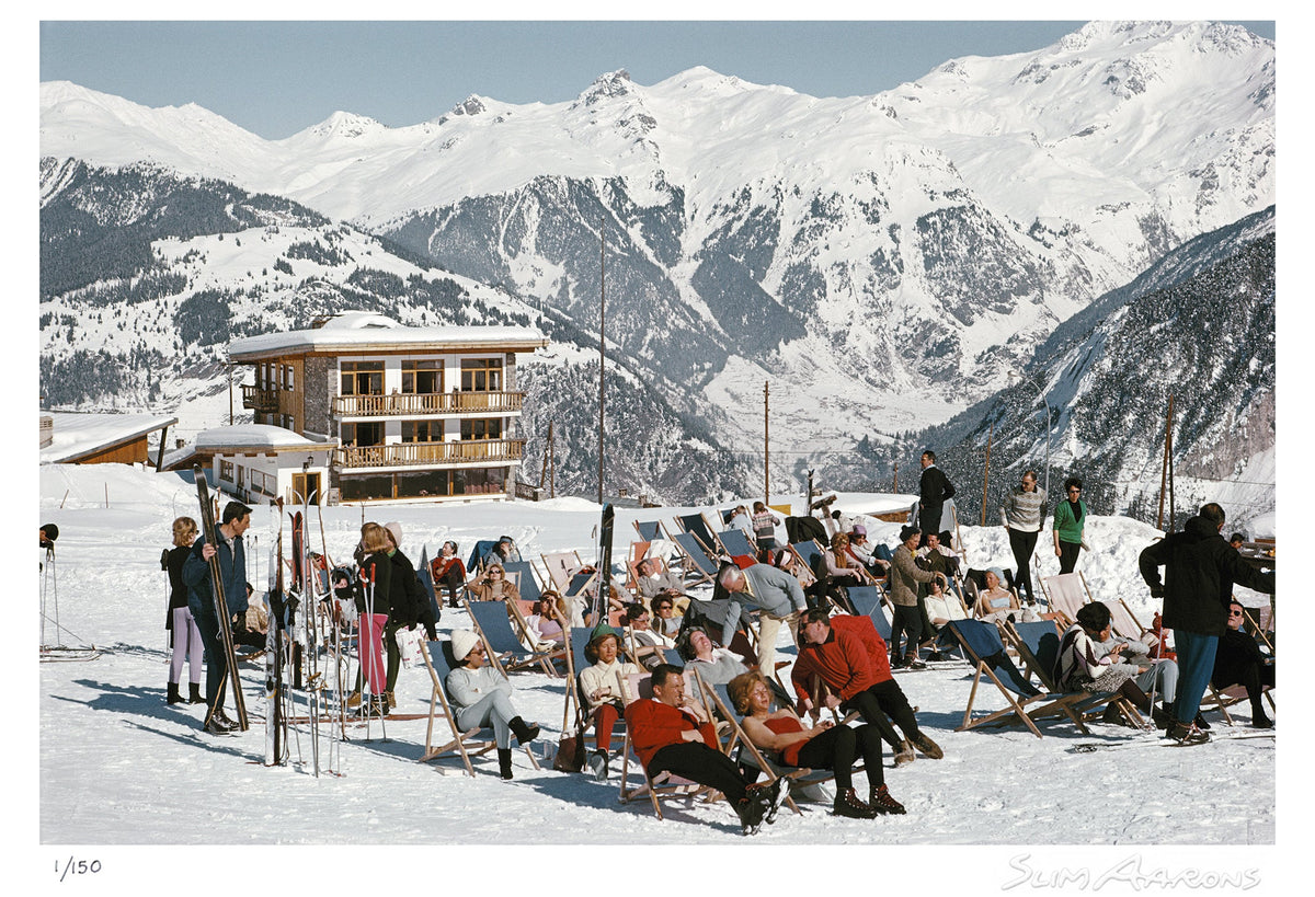 courchevel - Slim Aarons - Limited Edition - Estate Stamped - Photography - Getty Images