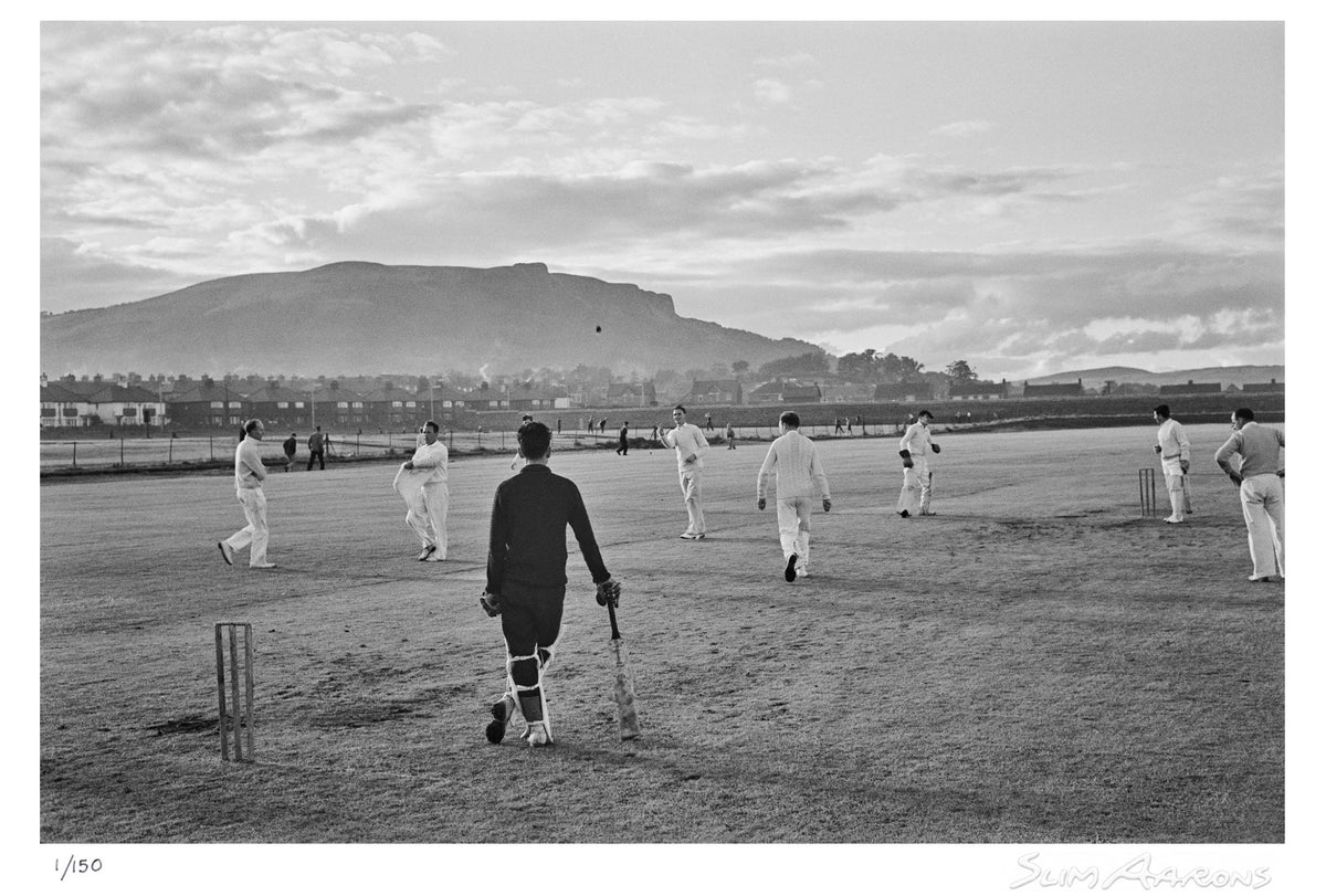 cricketers on the pitch - Slim Aarons - Limited Edition - Estate Stamped - Photography - Getty Images