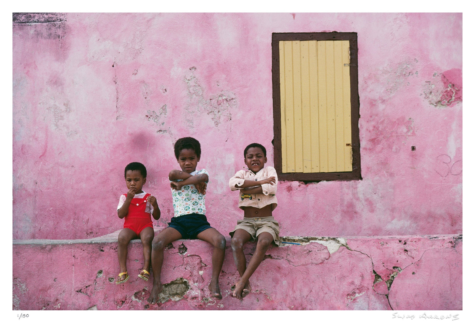 curacao children - Slim Aarons - Limited Edition - Estate Stamped - Photography - Getty Images