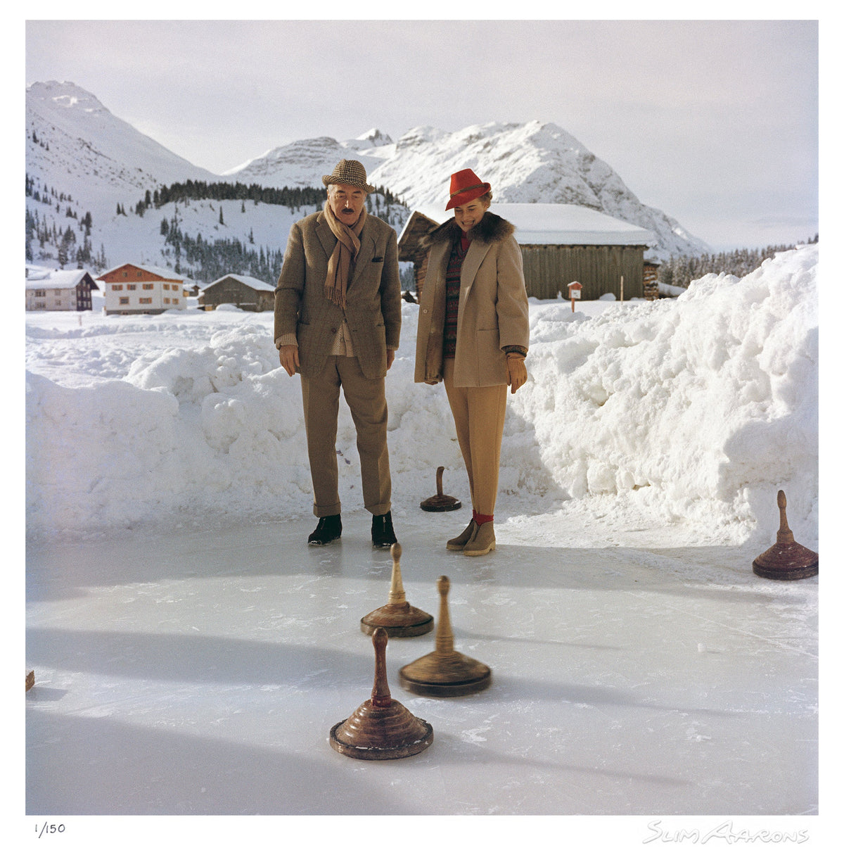 curling - Slim Aarons - Limited Edition - Estate Stamped - Photography - Getty Images