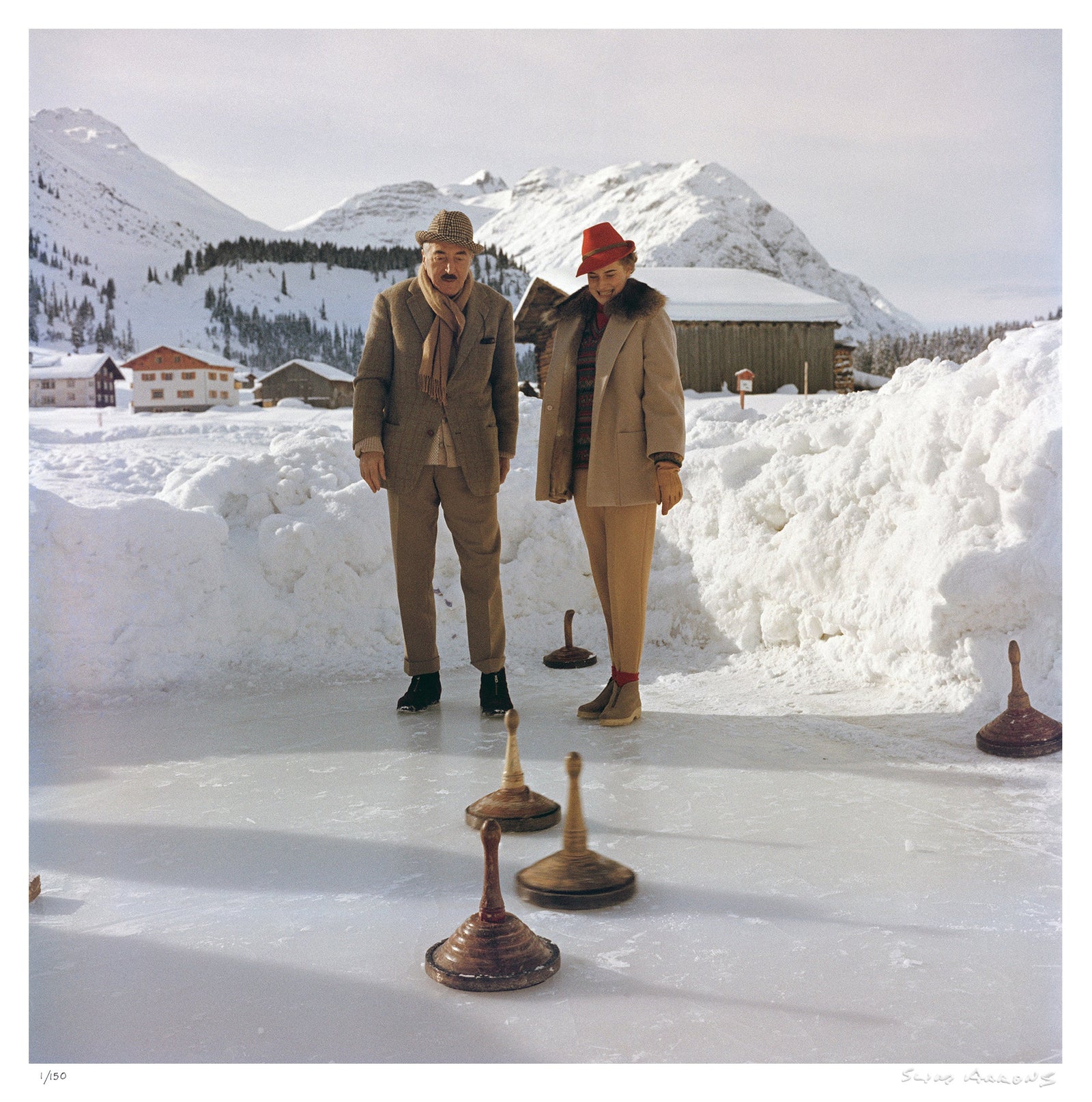 curling - Slim Aarons - Limited Edition - Estate Stamped - Photography - Getty Images