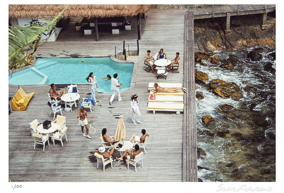 decking by the sea - Slim Aarons - Limited Edition - Estate Stamped - Photography - Getty Images