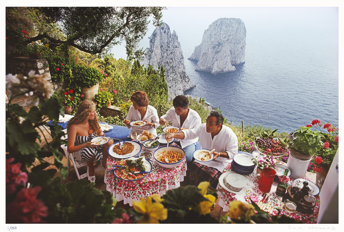 Dining Al Fresco On Capri (Limited Edition)