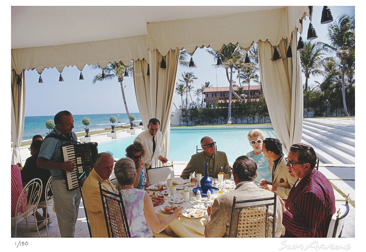 dining at wilmots - Slim Aarons - Limited Edition - Estate Stamped - Photography - Getty Images