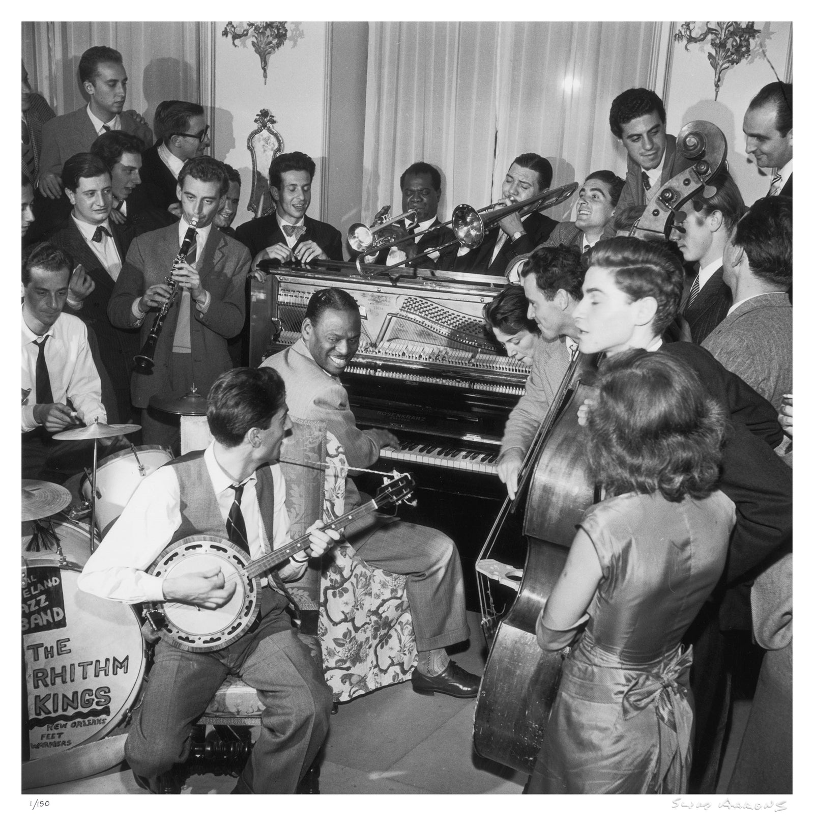 dixieland in rome 2 - Slim Aarons - Limited Edition - Estate Stamped - Photography - Getty Images
