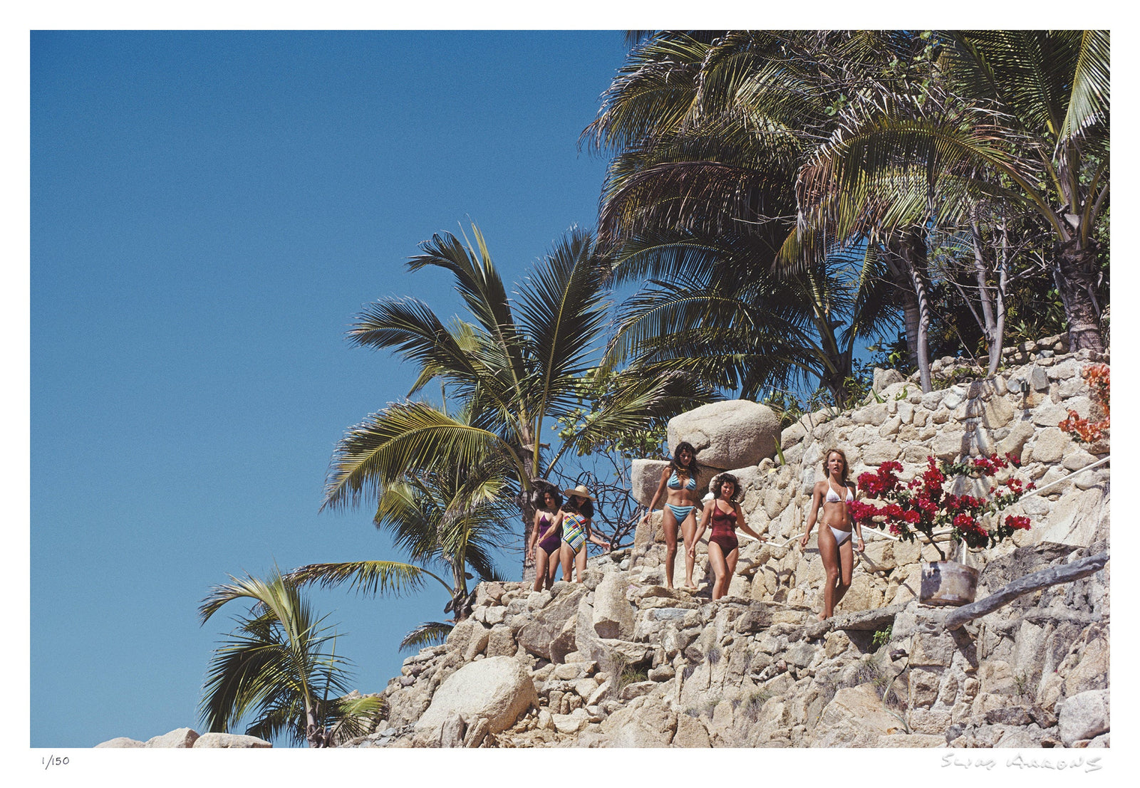 down to the pool - Slim Aarons - Limited Edition - Estate Stamped - Photography - Getty Images