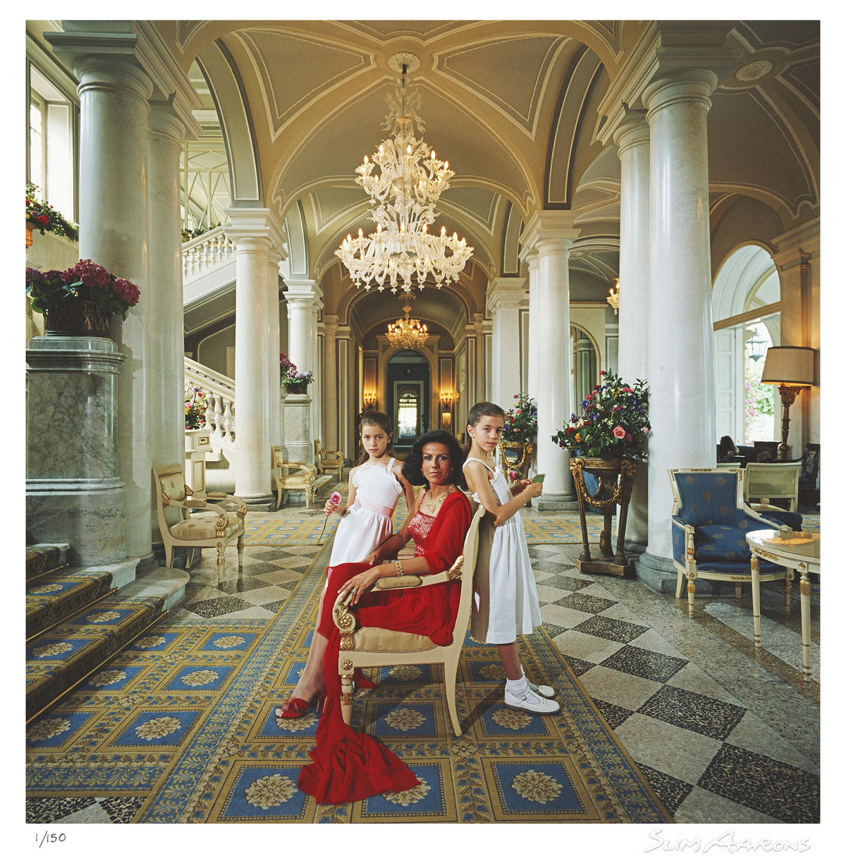 droulers and daughters - Slim Aarons - Limited Edition - Estate Stamped - Photography - Getty Images
