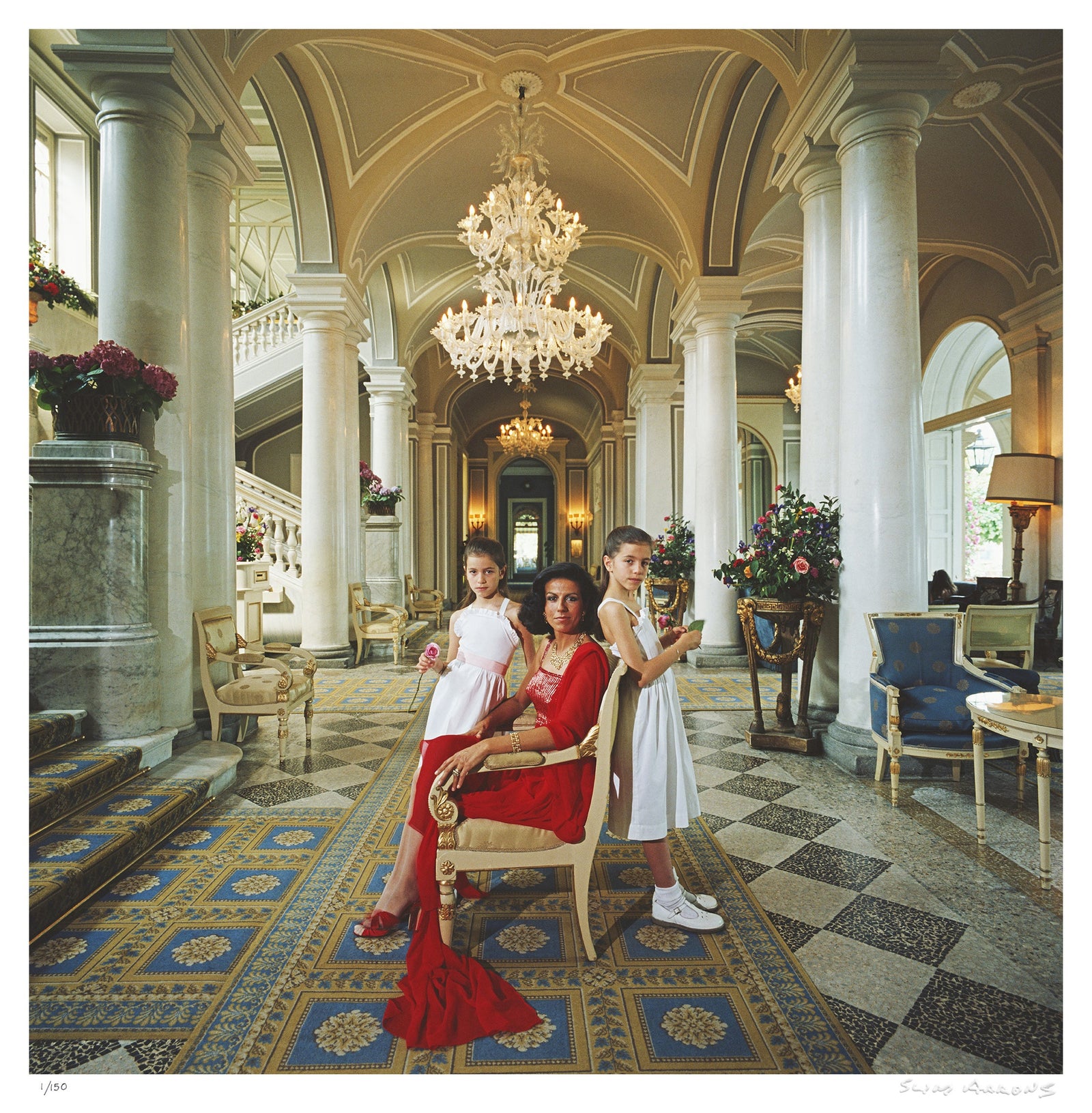 droulers and daughters - Slim Aarons - Limited Edition - Estate Stamped - Photography - Getty Images