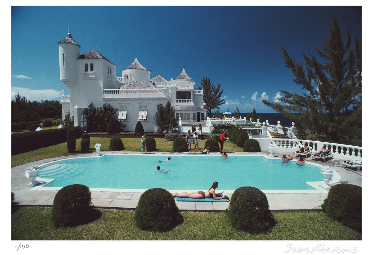 earl levys castle - Slim Aarons - Limited Edition - Estate Stamped - Photography - Getty Images