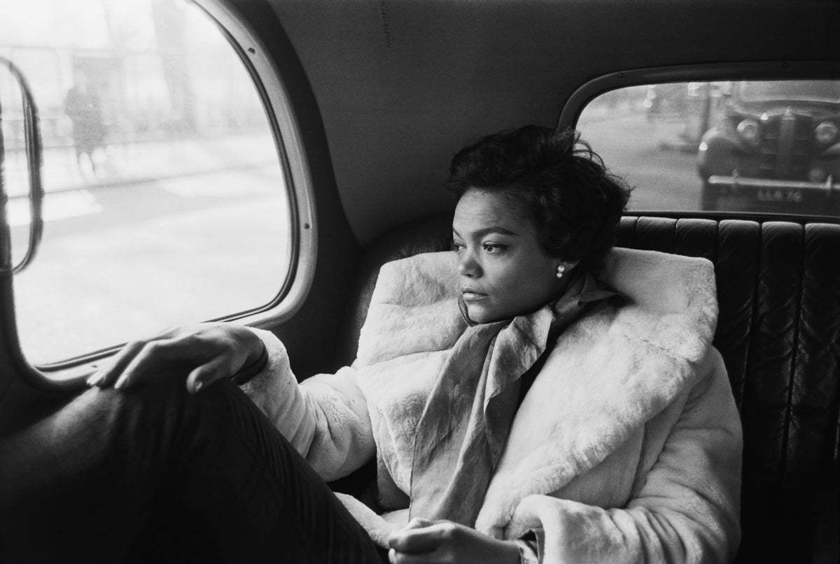 Eartha Kitt In London Taxi