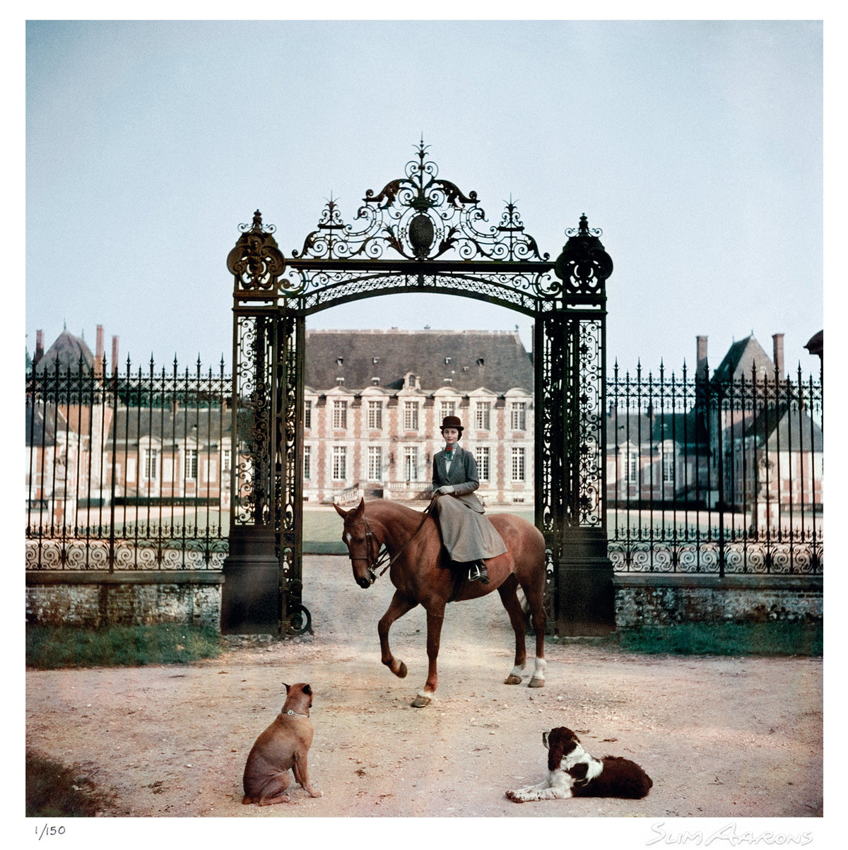 equestrian entrance - Slim Aarons - Limited Edition - Estate Stamped - Photography - Getty Images