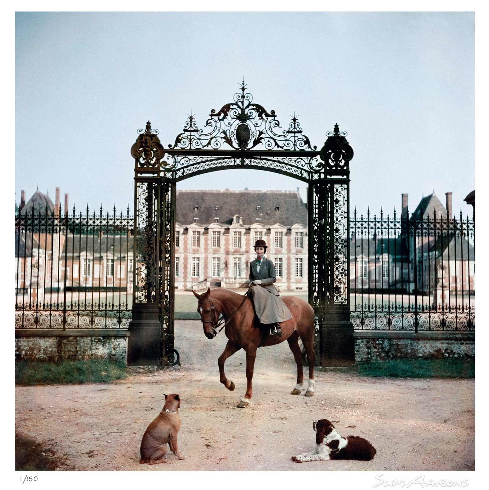 equestrian entrance - Slim Aarons - Limited Edition - Estate Stamped - Photography - Getty Images