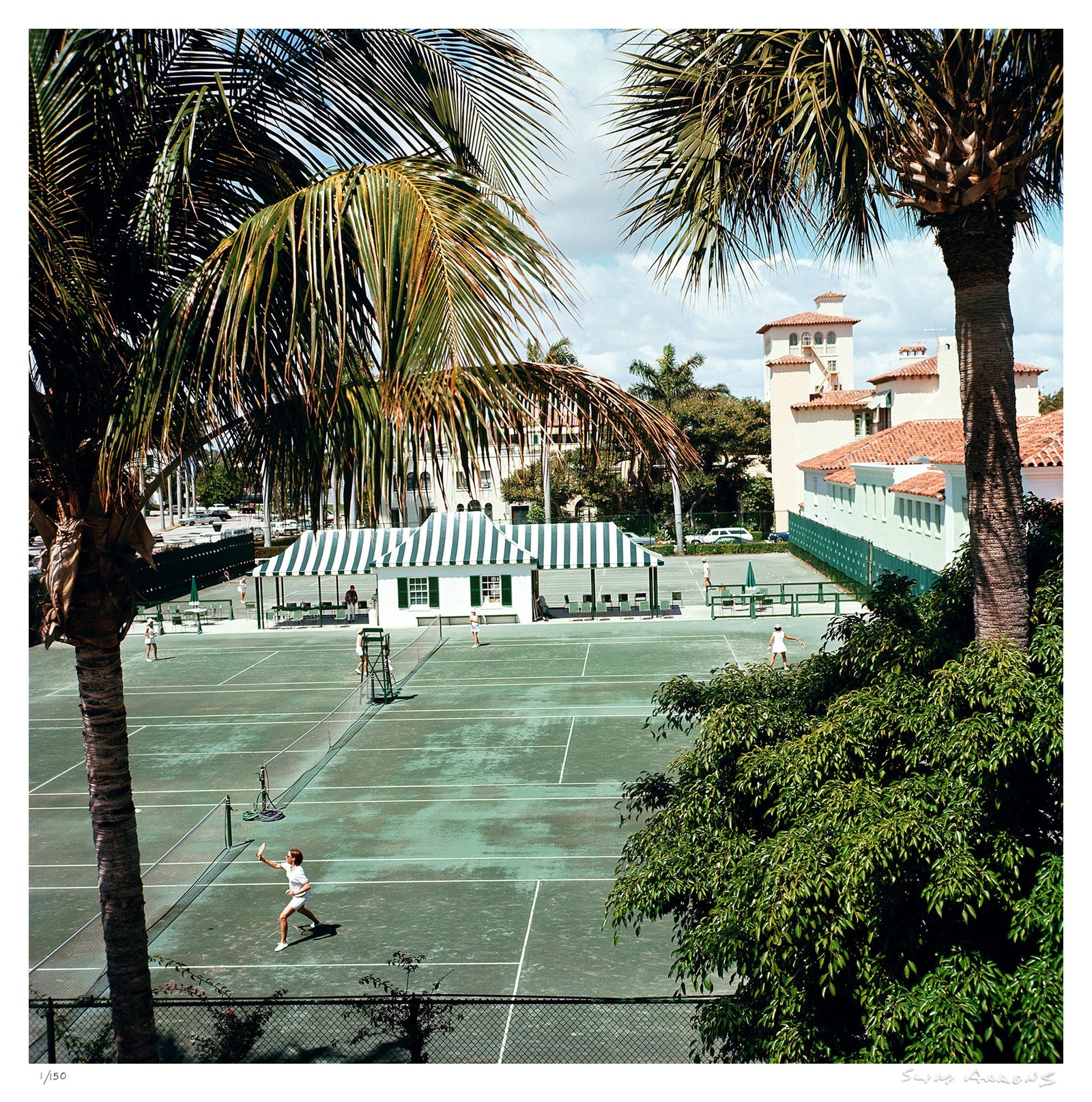 everglades tennis club - Slim Aarons - Limited Edition - Estate Stamped - Photography - Getty Images