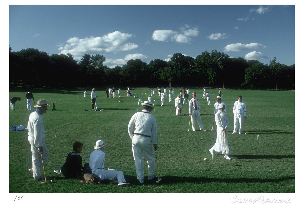 fairfield croquet - Slim Aarons - Limited Edition - Estate Stamped - Photography - Getty Images